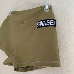 Savage barbell shorts!